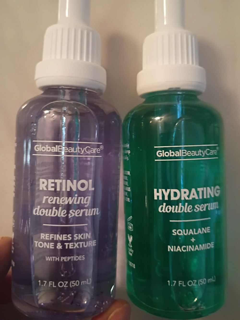 Global Beauty Care Hydrating Double Serum - Green (Squalane + Niacinamide)